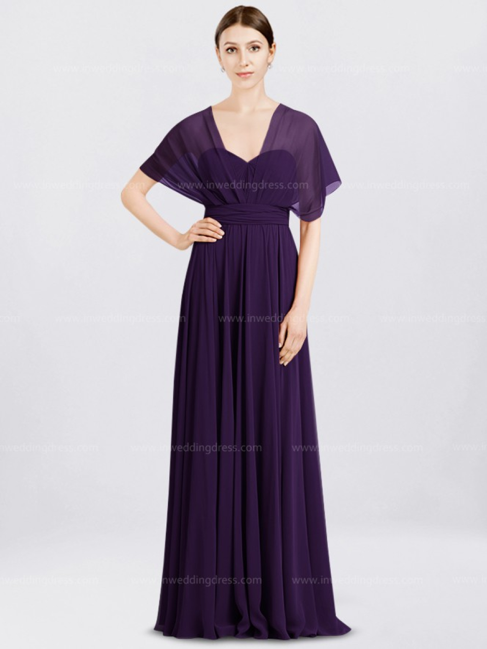 convertible bridesmaid dress_grape