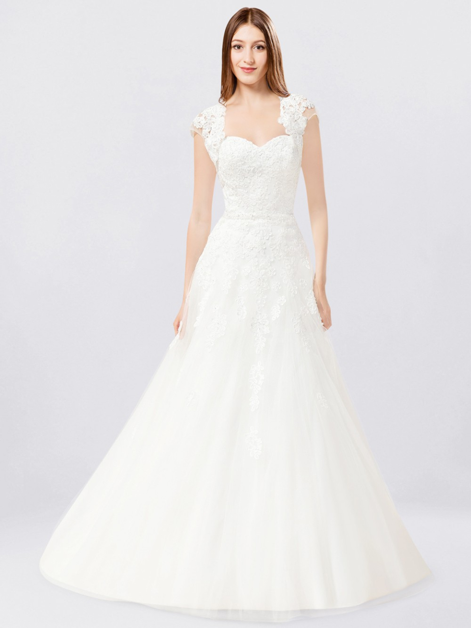 corset a-line wedding dress