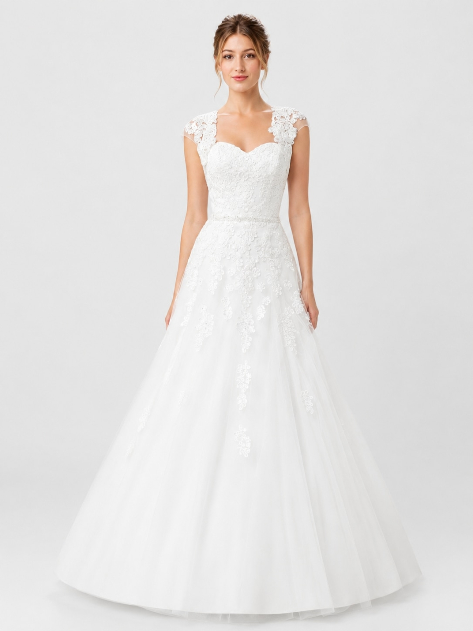 corset a-line wedding dress