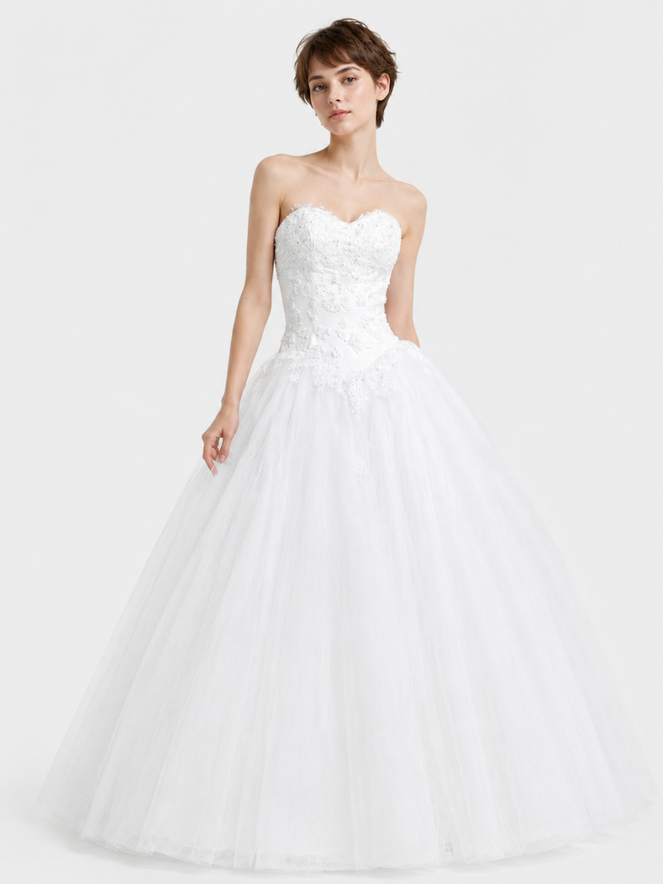 corset ball gown wedding dress