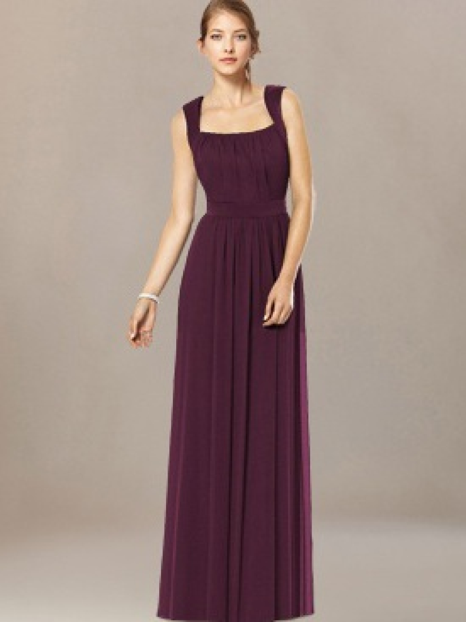 long bridesmaid dresses_Berry