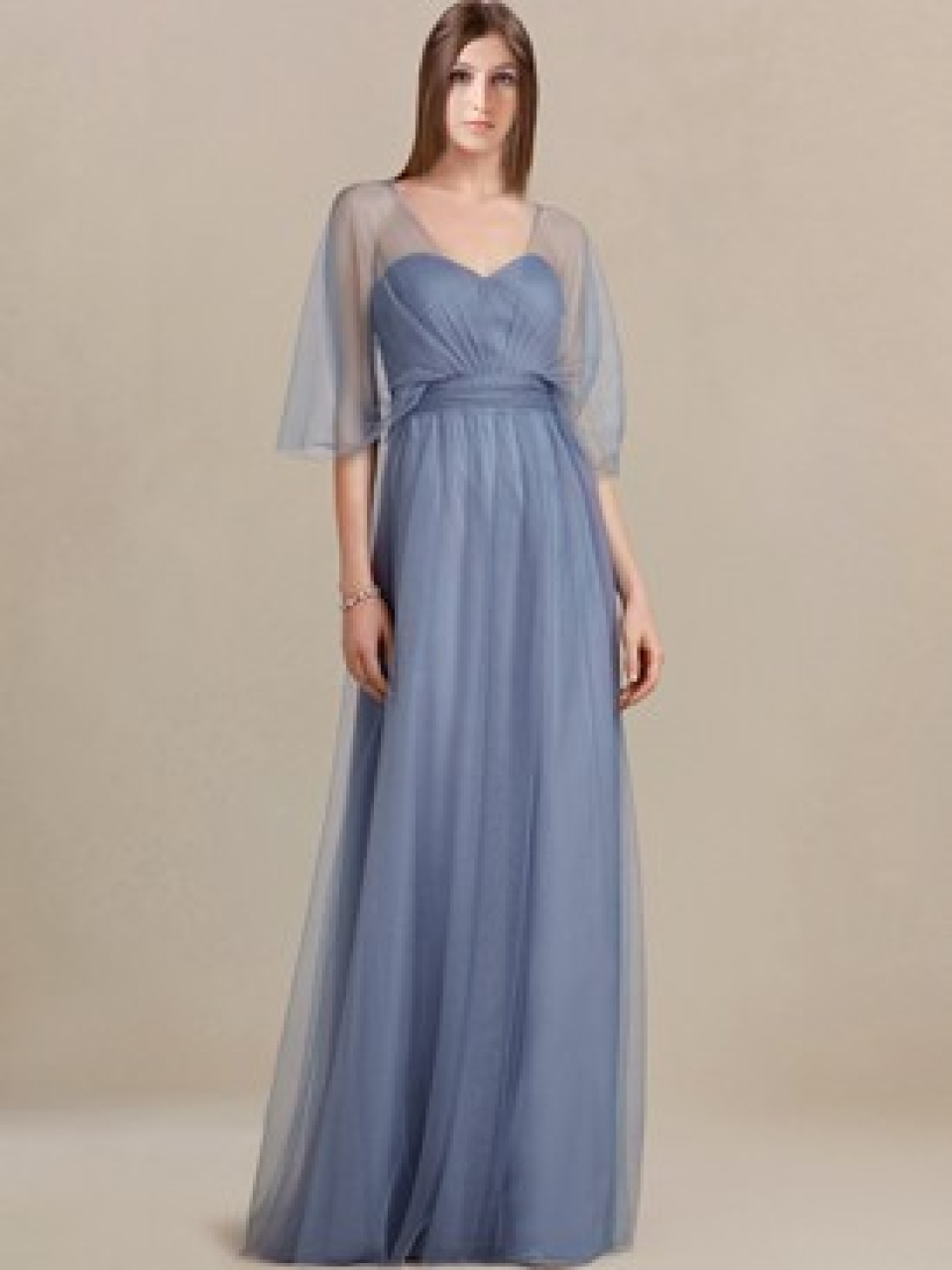 destination bridesmaid dresses_Cornflower
