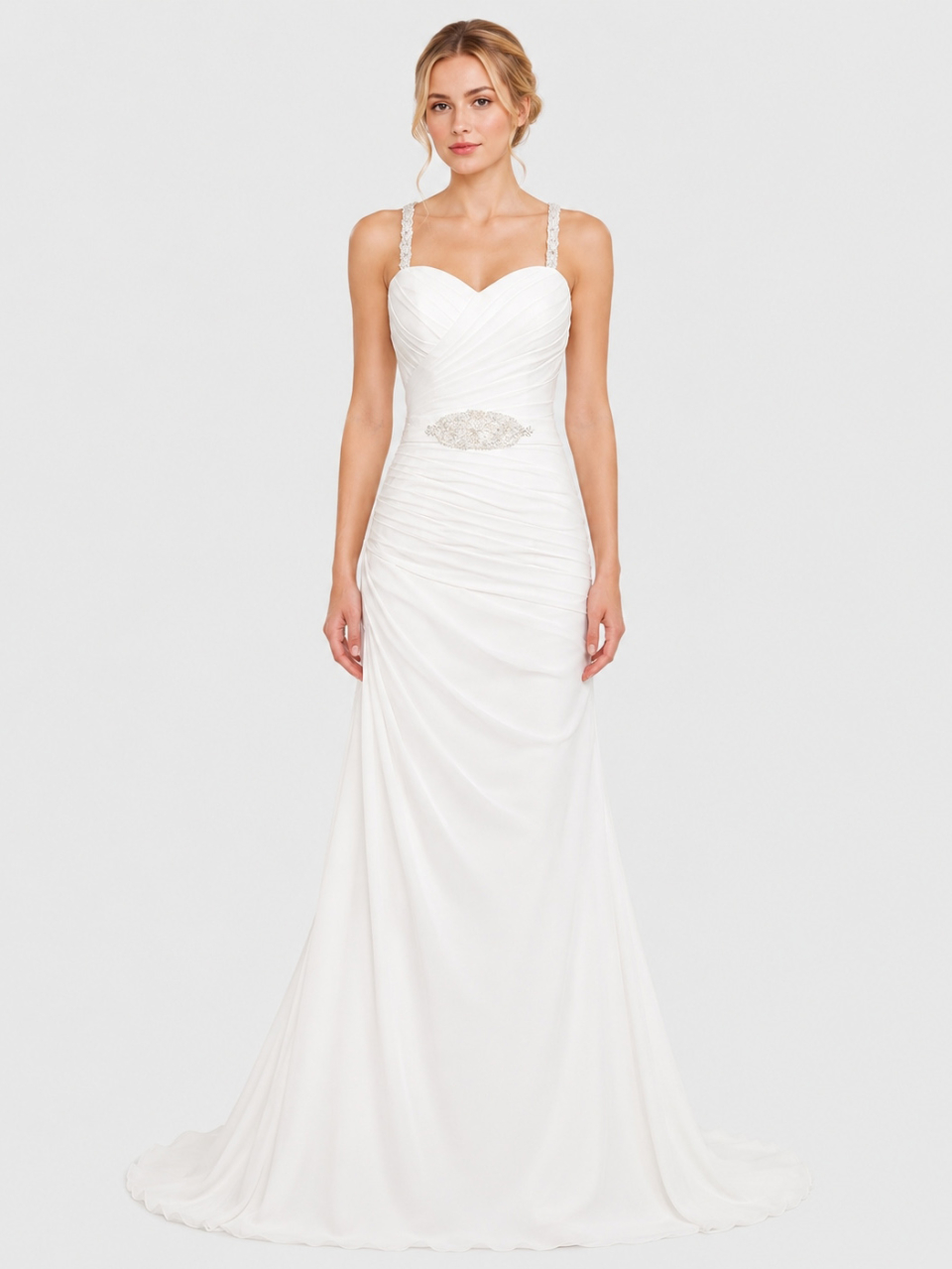 Strand Brautkleid