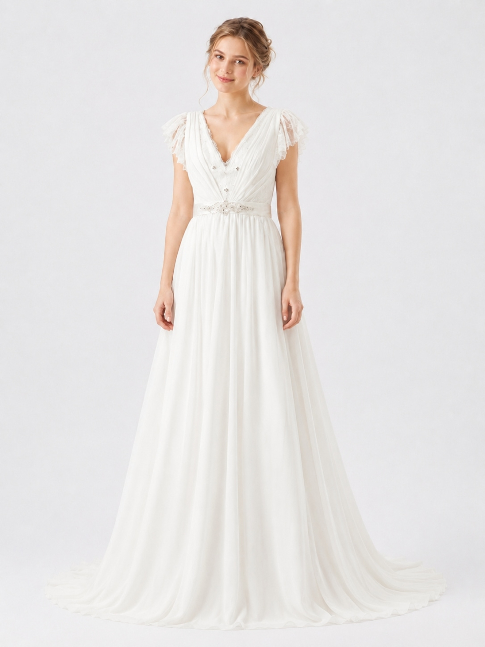 beach wedding dress