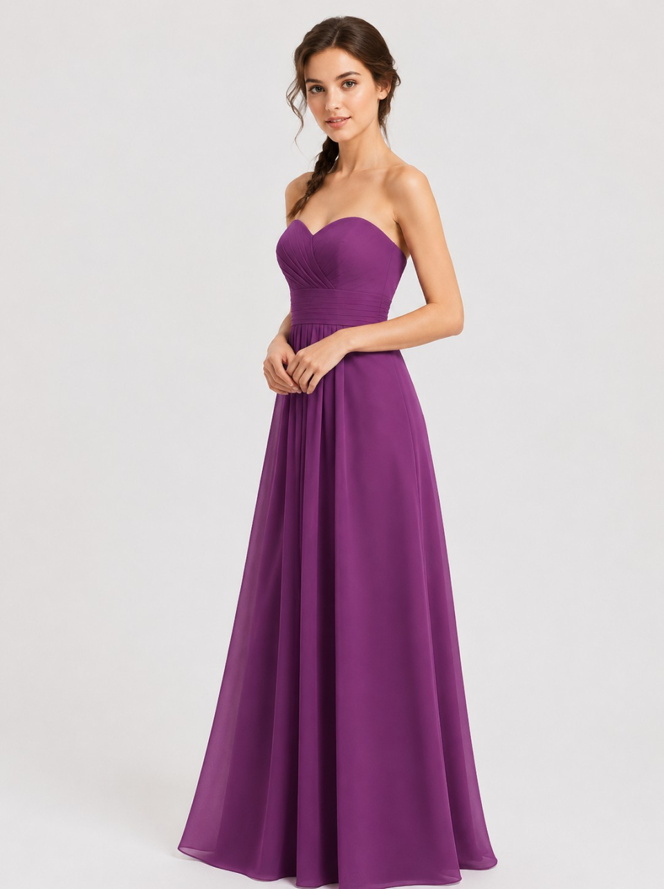 Discount Bridesmaid Dress_Violet