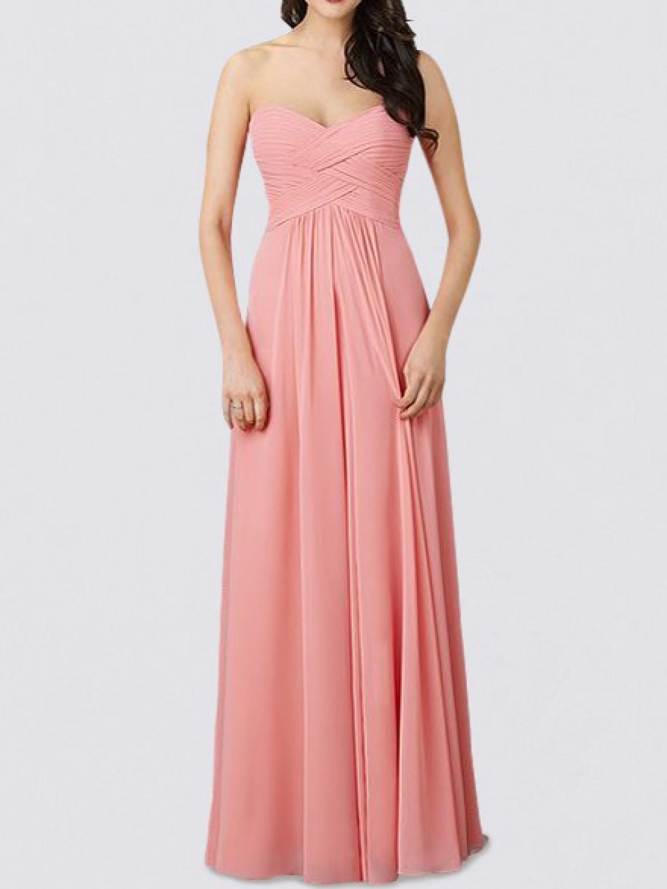 beach bridesmaid dresses_Coral
