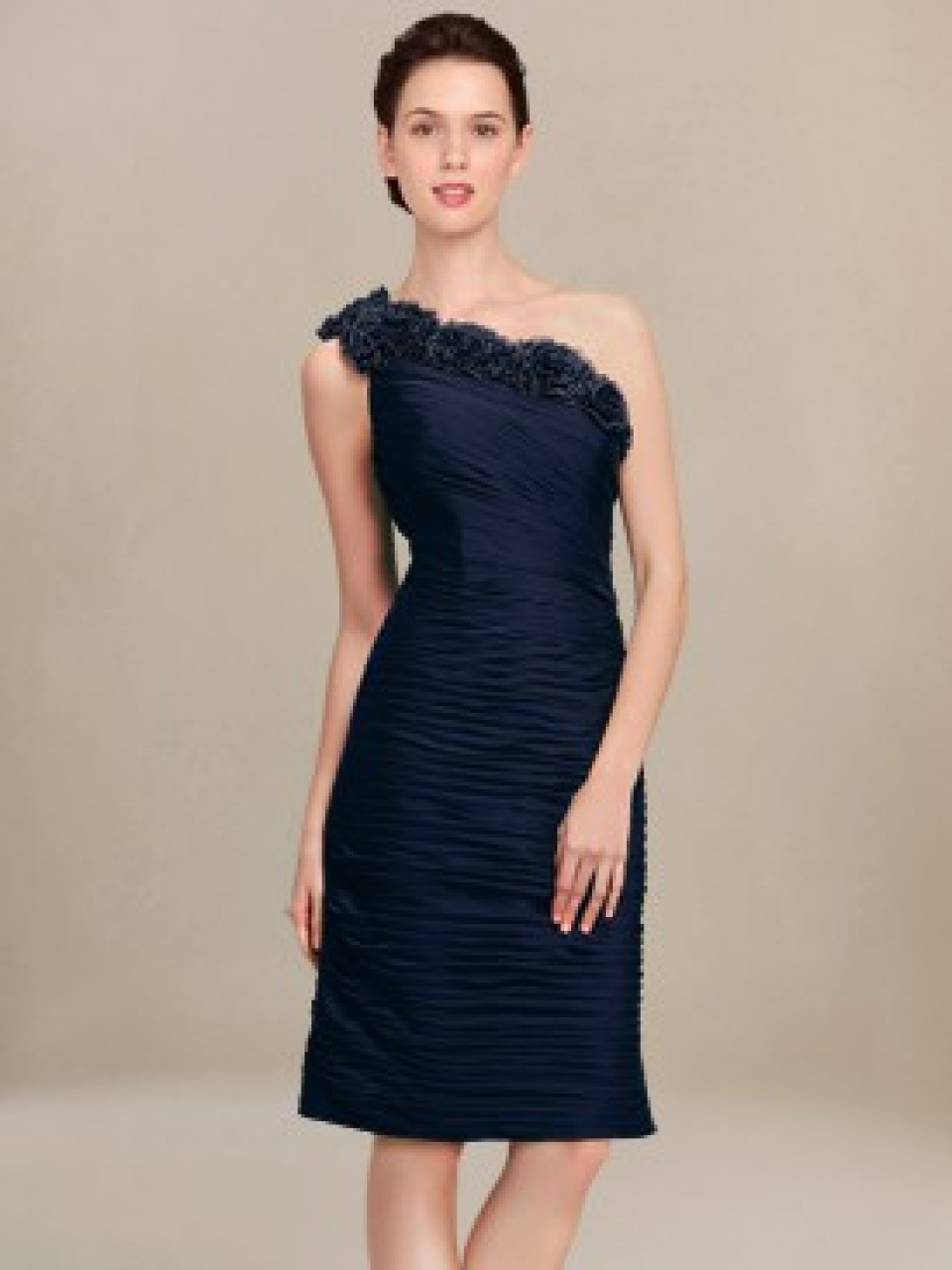 kurze Brautjungfer Kleider_Navy