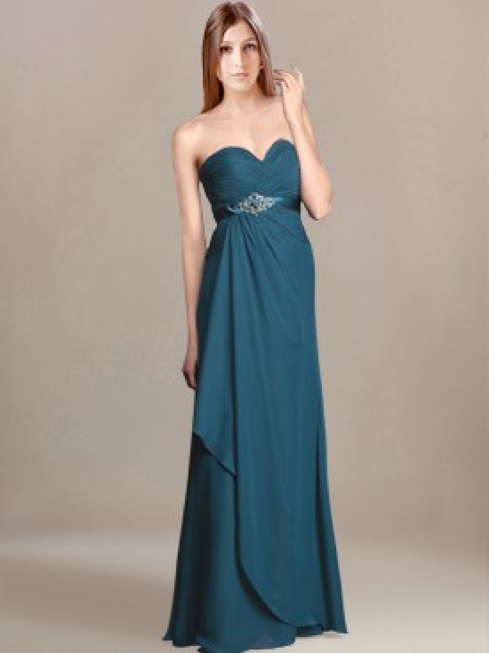 Discount Bridesmaid Dress_Teal