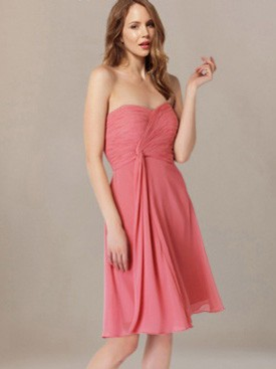 cheap bridesmaid dresses_Coral