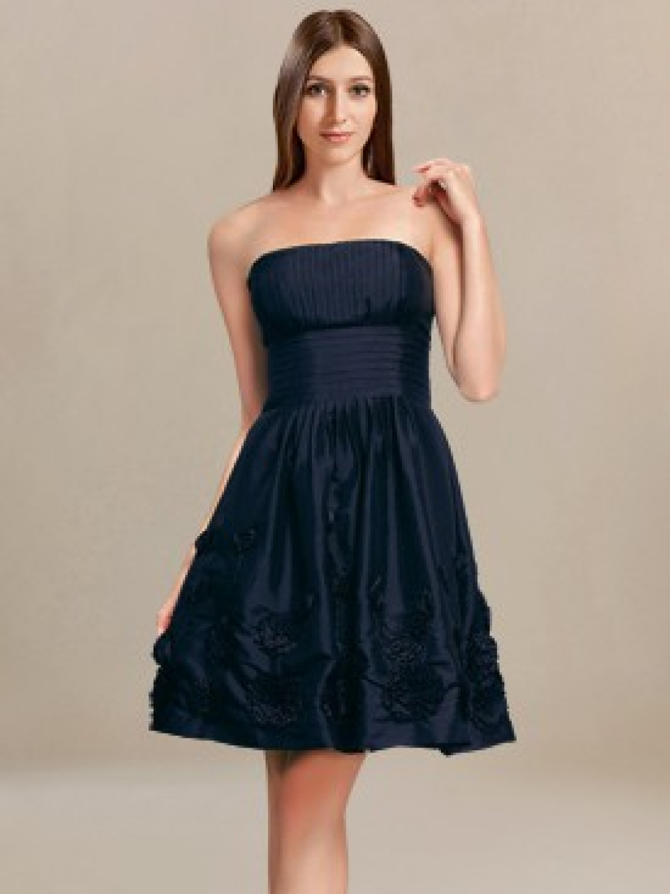 casual bridesmaid dress_Navy