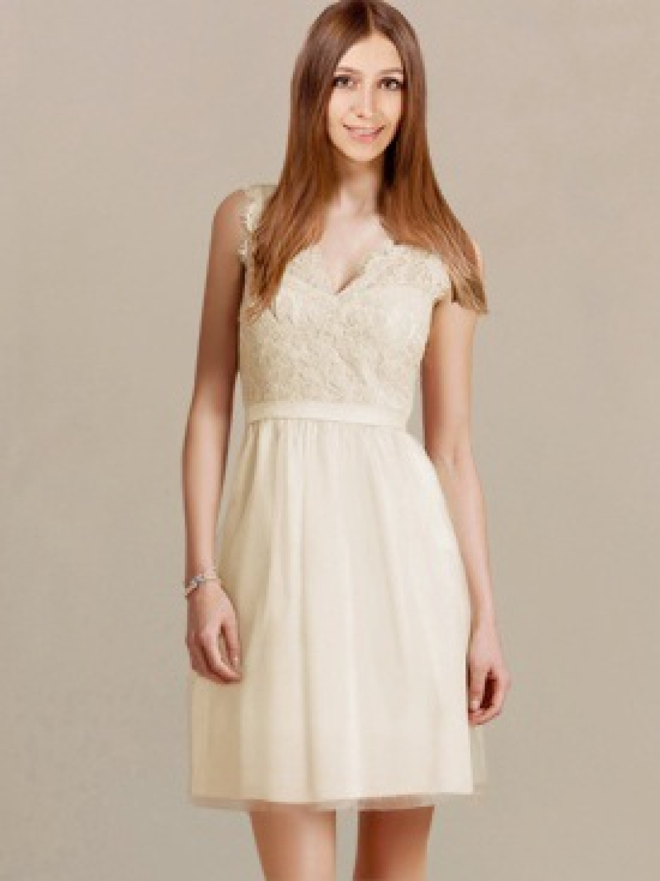 beach bridesmaid dresses_Champagne