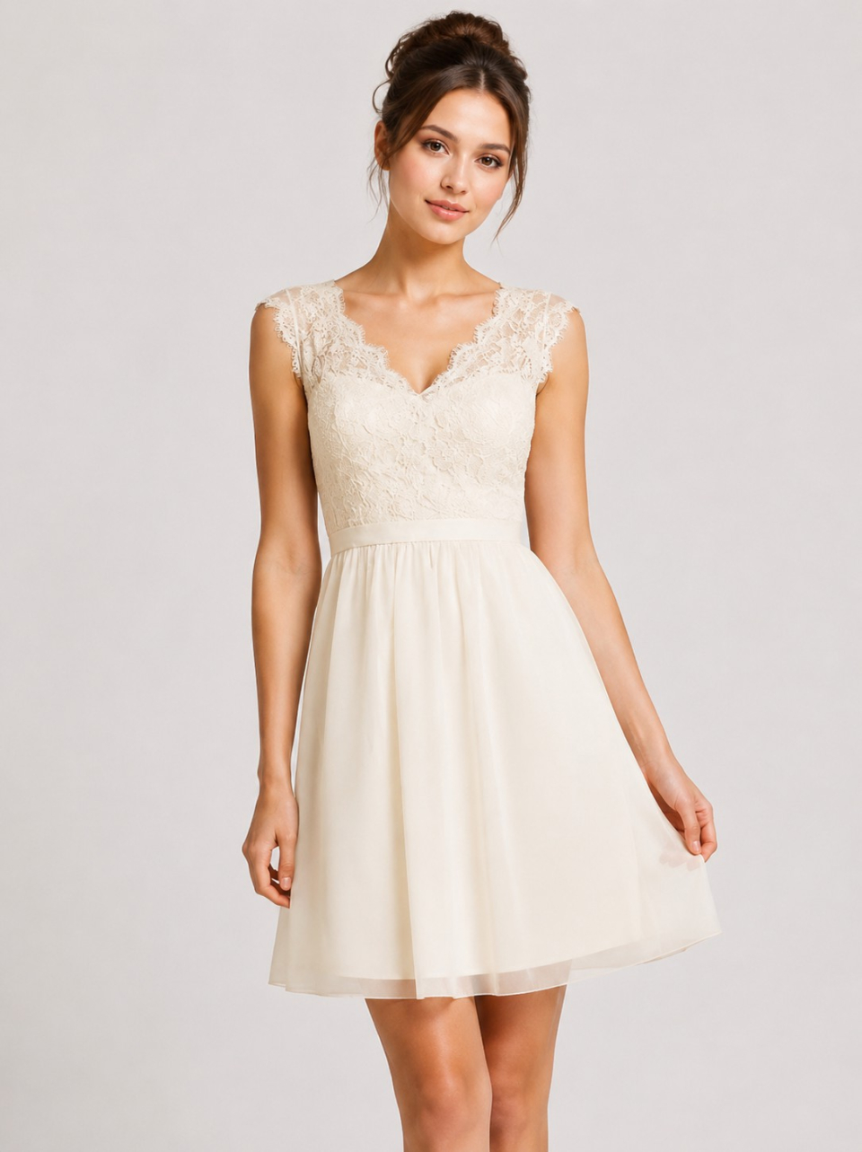 beach bridesmaid dresses_Champagne