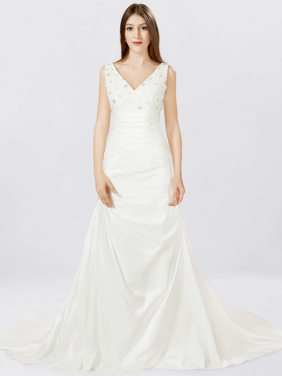 Drop Waist Wedding Dress