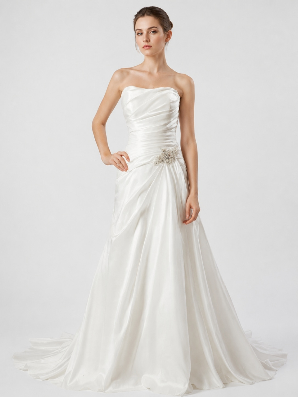 Drop-Taille Brautkleider