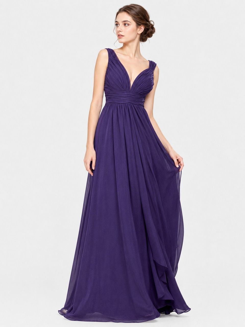 Élégantes robes de demoiselle d'_Eggplant