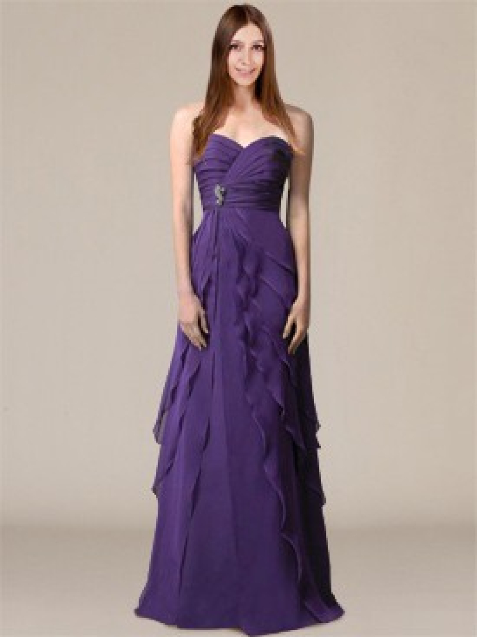 Modern Bridesmaid Dresses_Eggplant