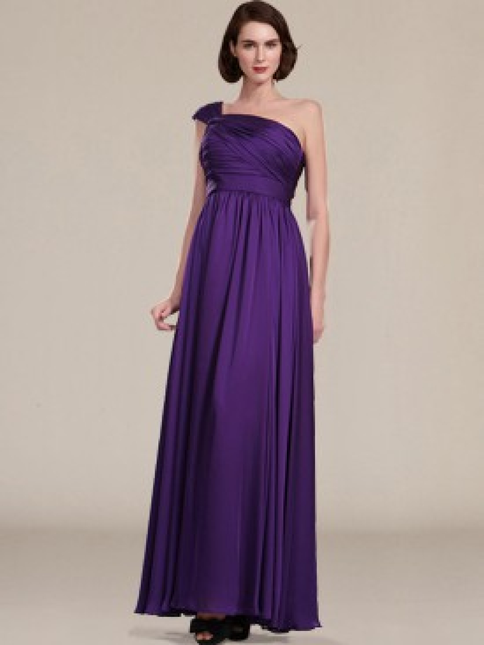 Elegant Bridesmaid Dresses_Eggplant