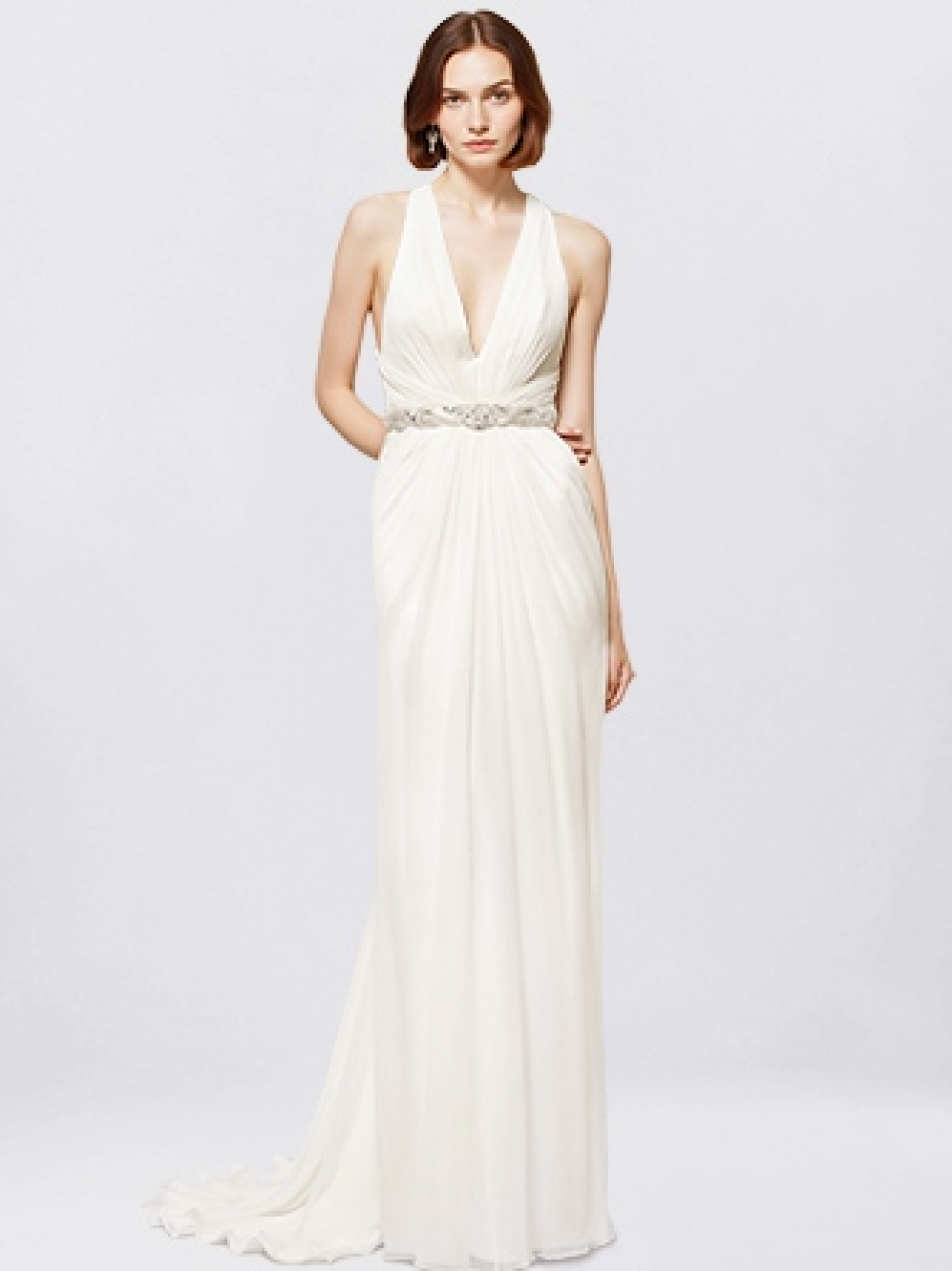 Halter Beach Wedding Gown