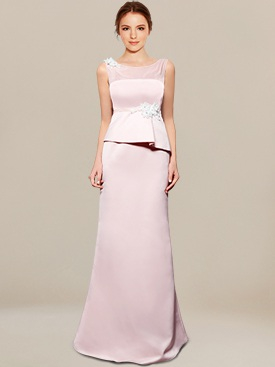 elegant mother of the bride dress_Pink