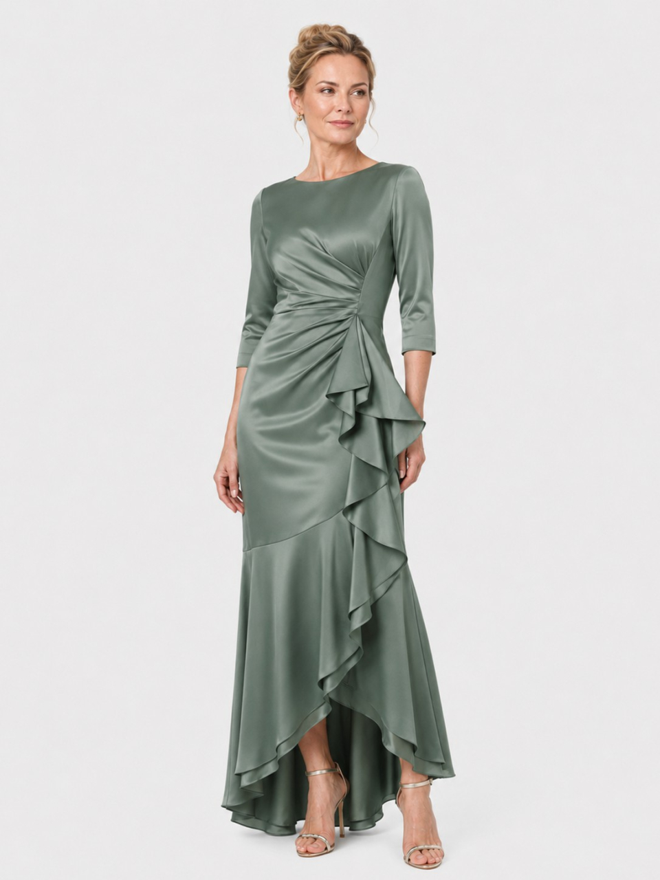 mère élégante des robes de mariée_Cherry