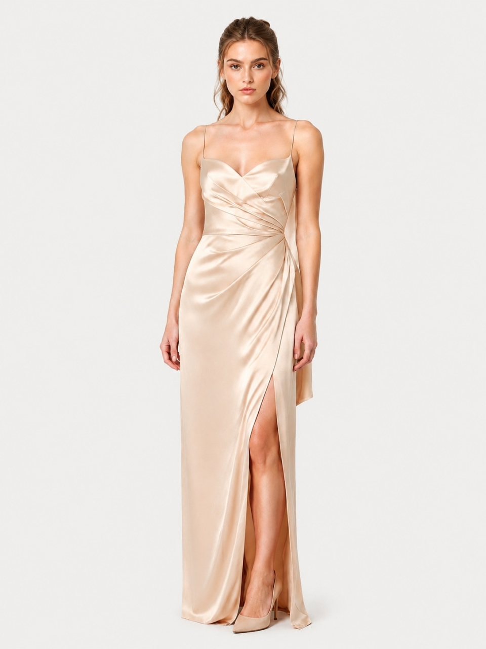 elegant prom dress_Fuchsia