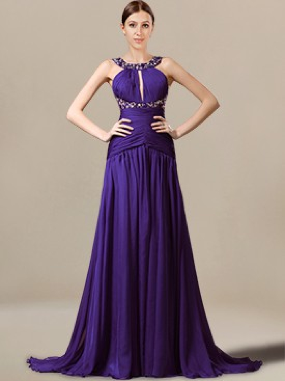 evening dresses_Eggplant