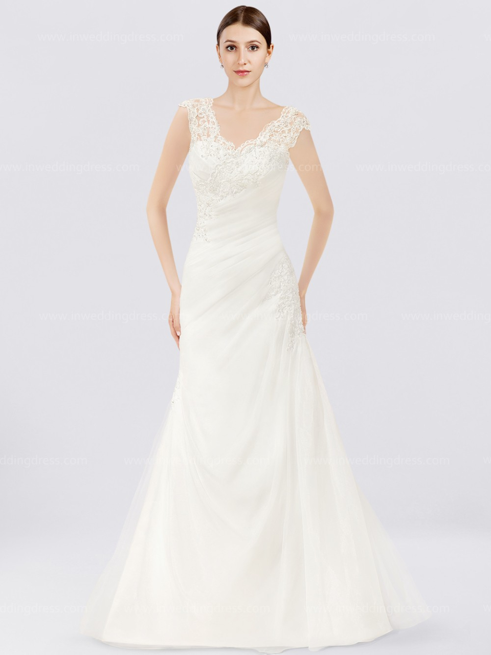 fit and flare unique wedding dress