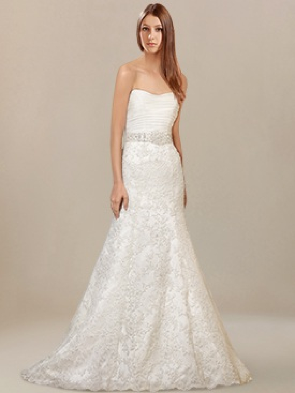 fitted lace wedding dress