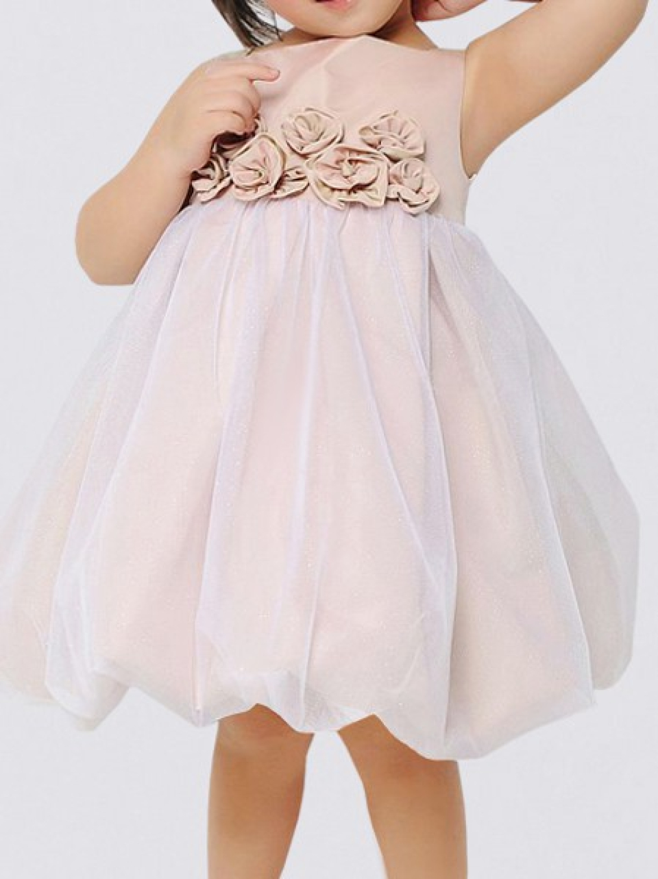 kids flower girl dresses_Blush