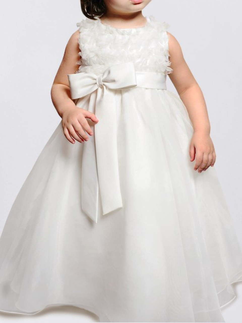 toddler flower girl dresses_Light Ivory