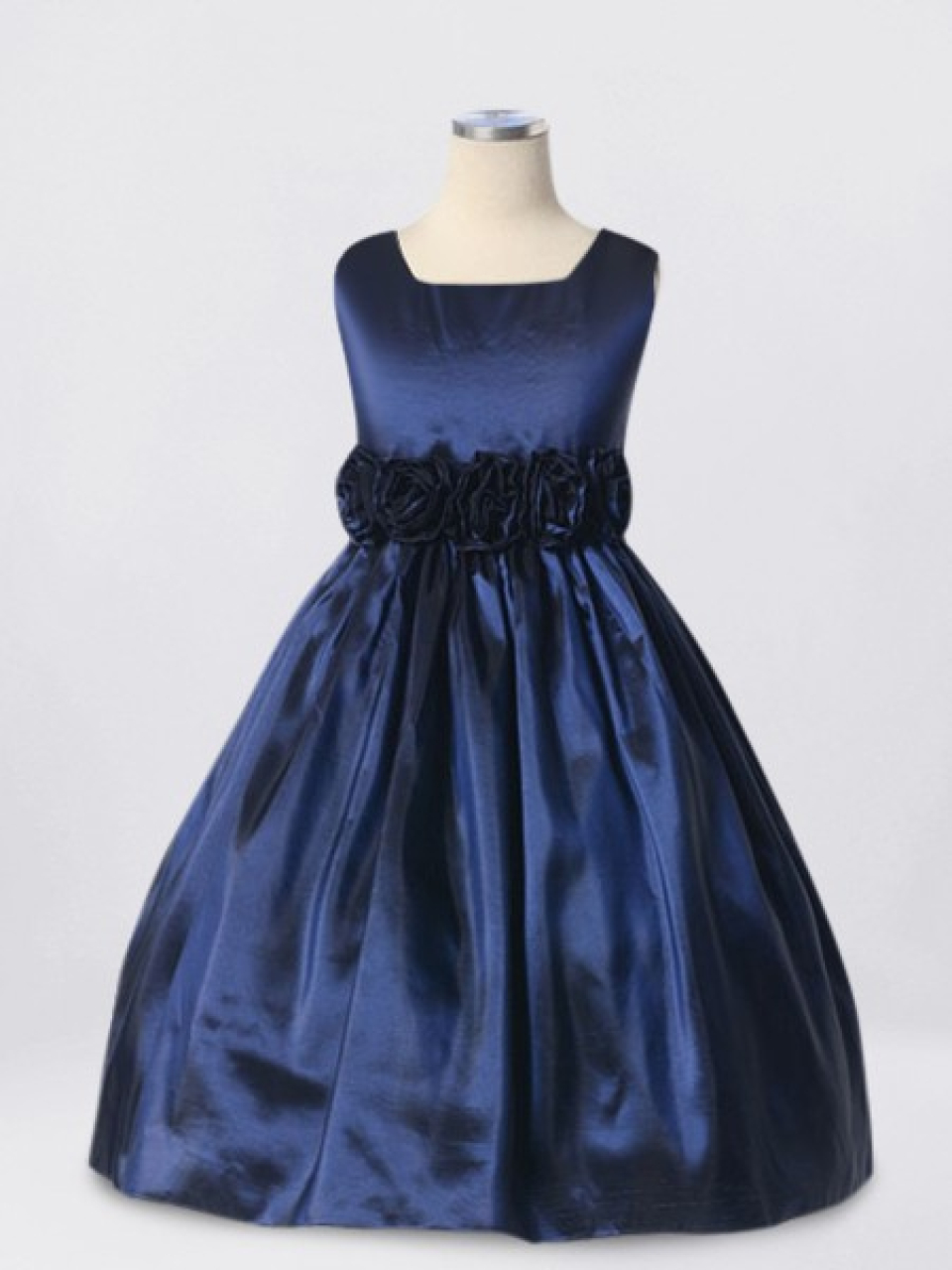 Beautiful Flower Girl Dress_Indigo