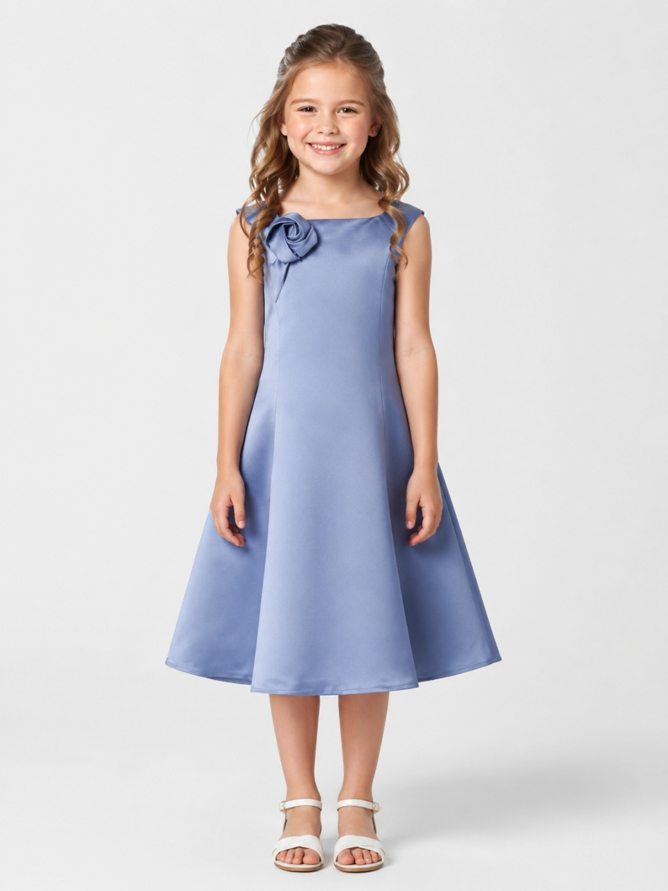 flower girl dresses_Cornflower