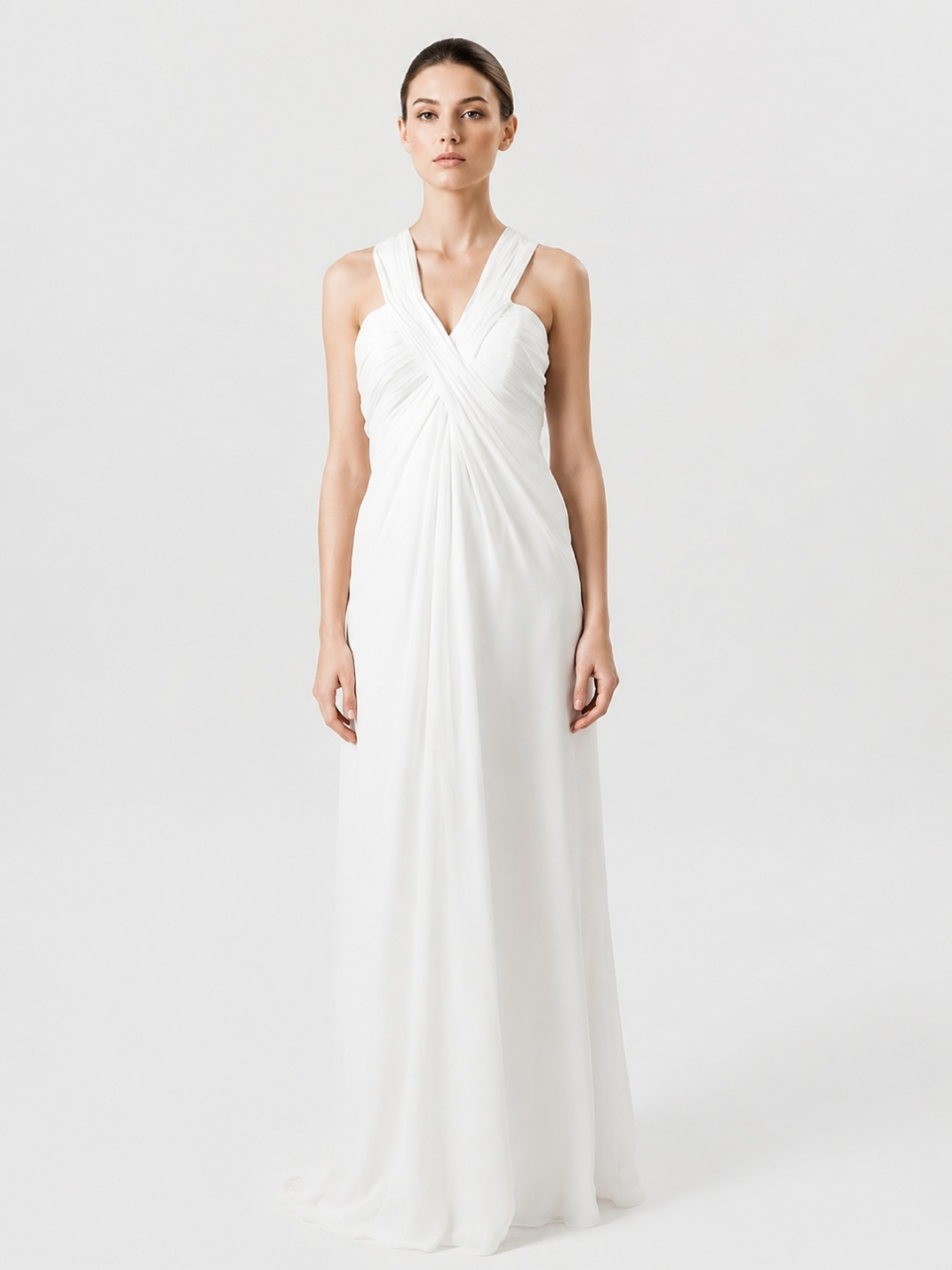 Fließende Brautkleid