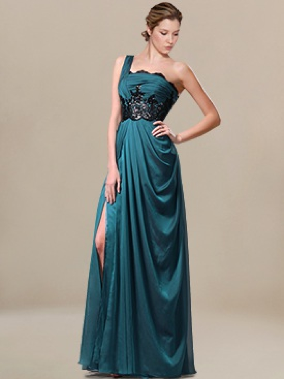bride mother dress_Teal