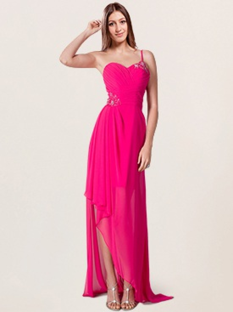 sexy prom dress_Fuchsia