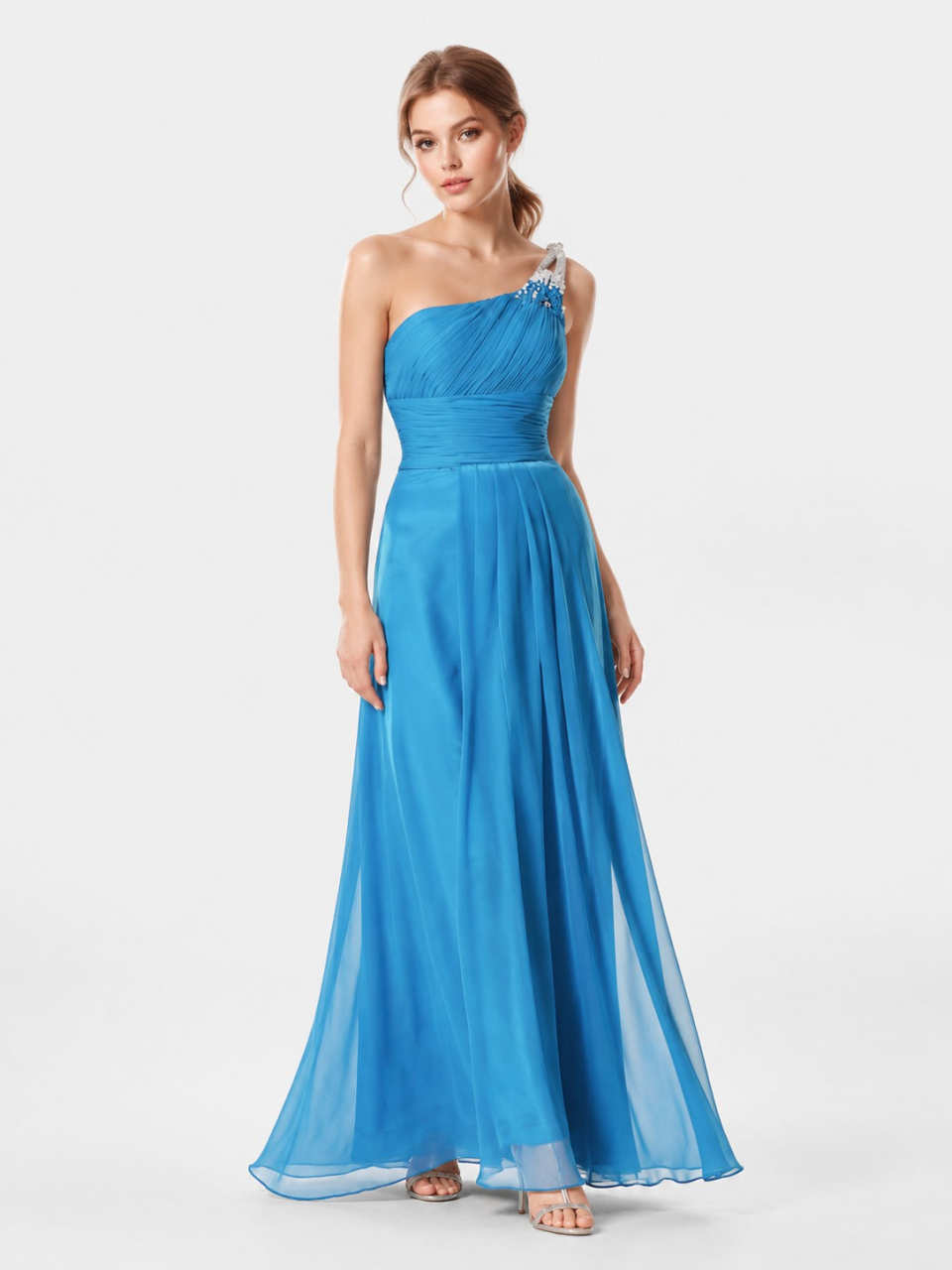 Impressions de demoiselle d'honneur Robes_Marine Blue