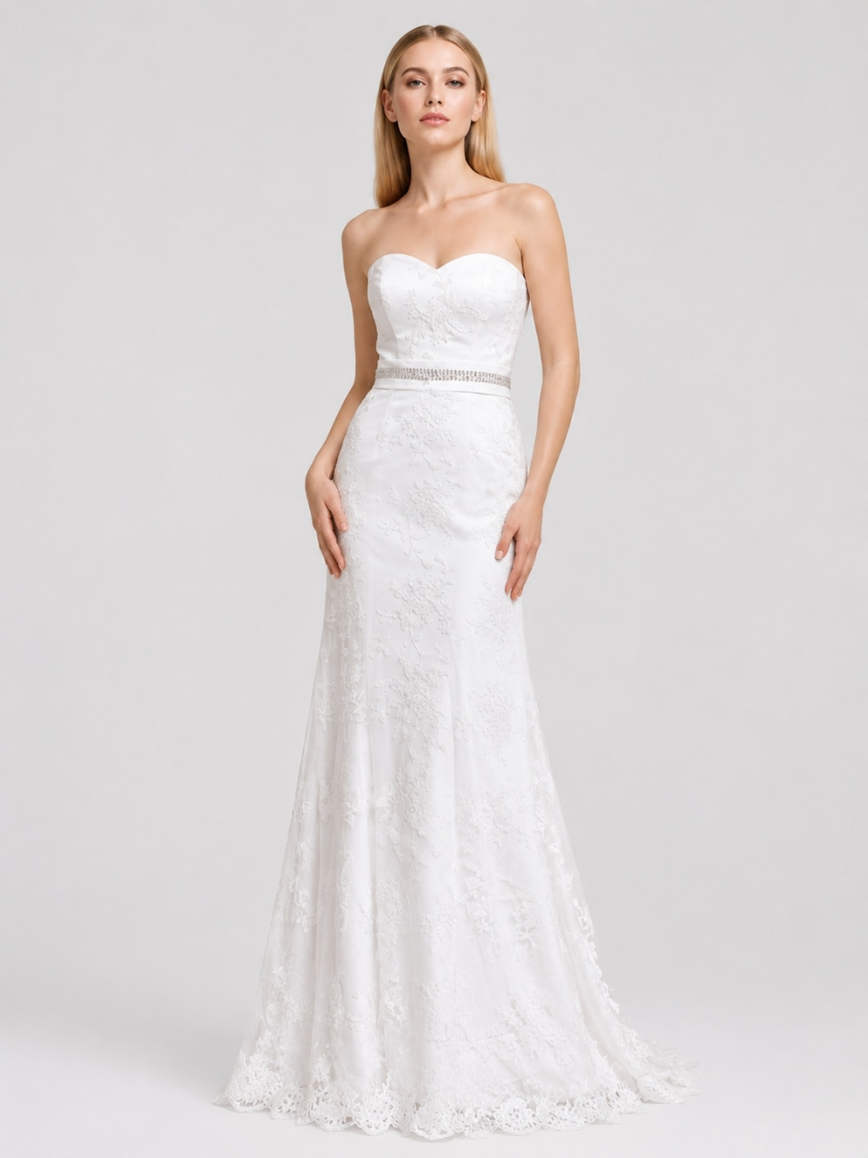 Einfache Brautkleid