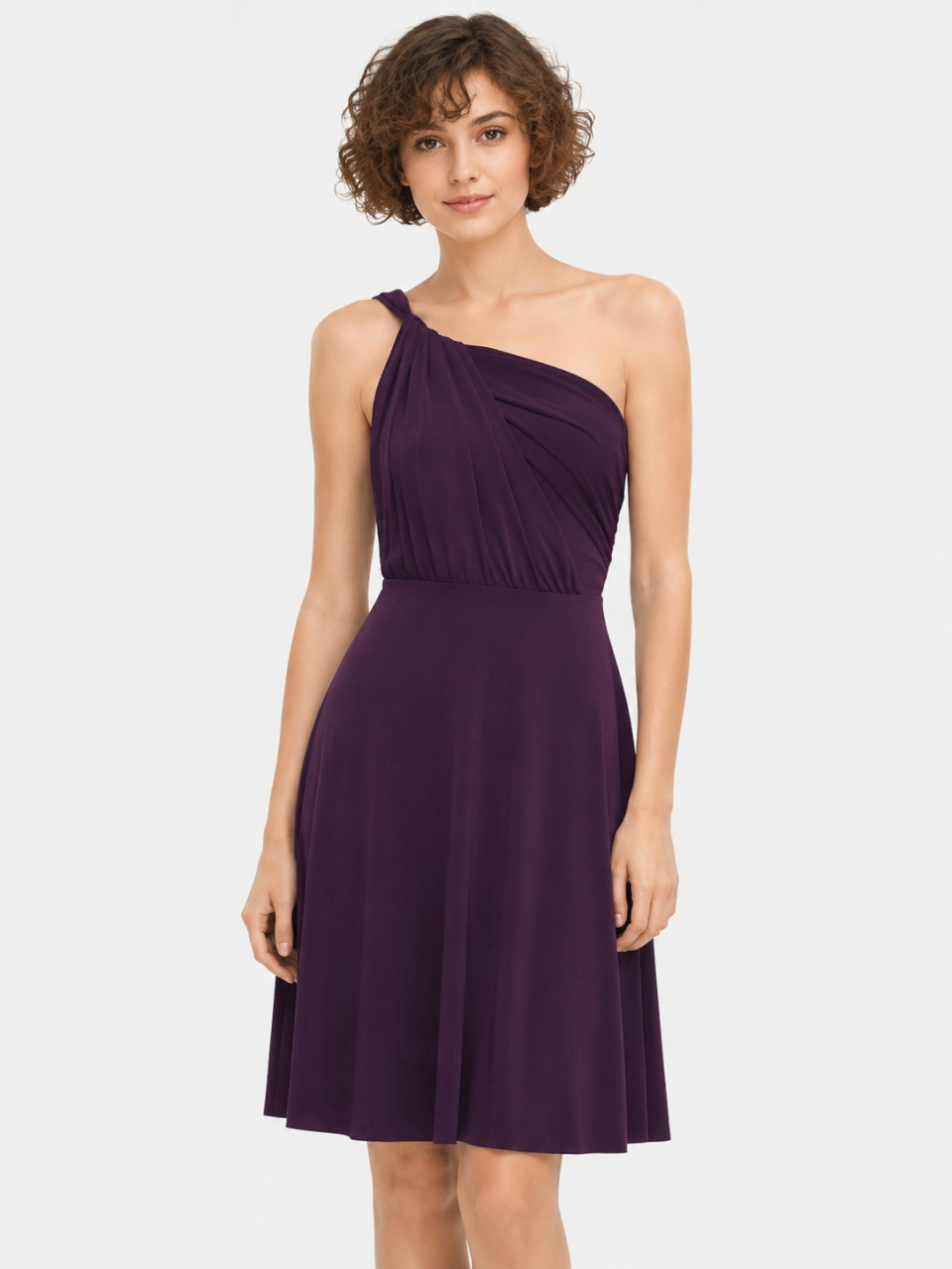 robe de demoiselle d'honneur informelle_Grape