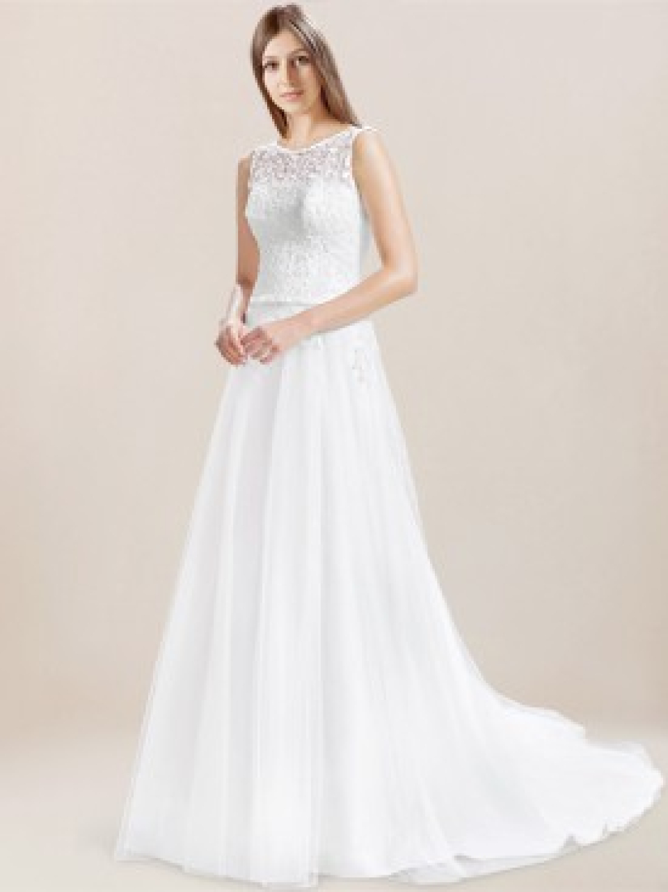 Informal Corset Wedding Dress CS92