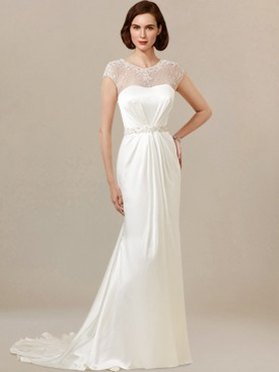 simple wedding dress