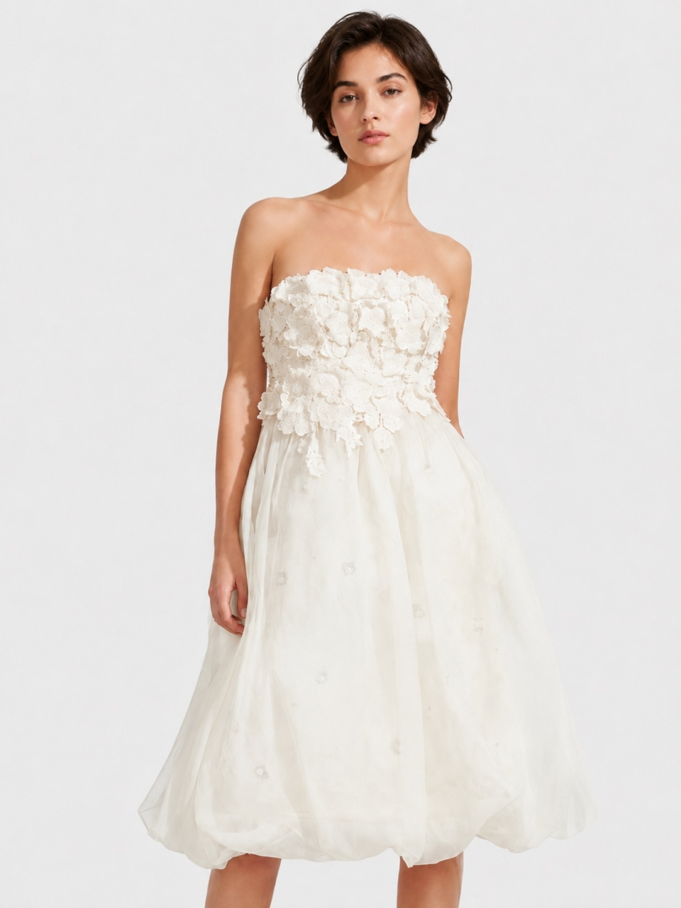 floral Hochzeitskleid