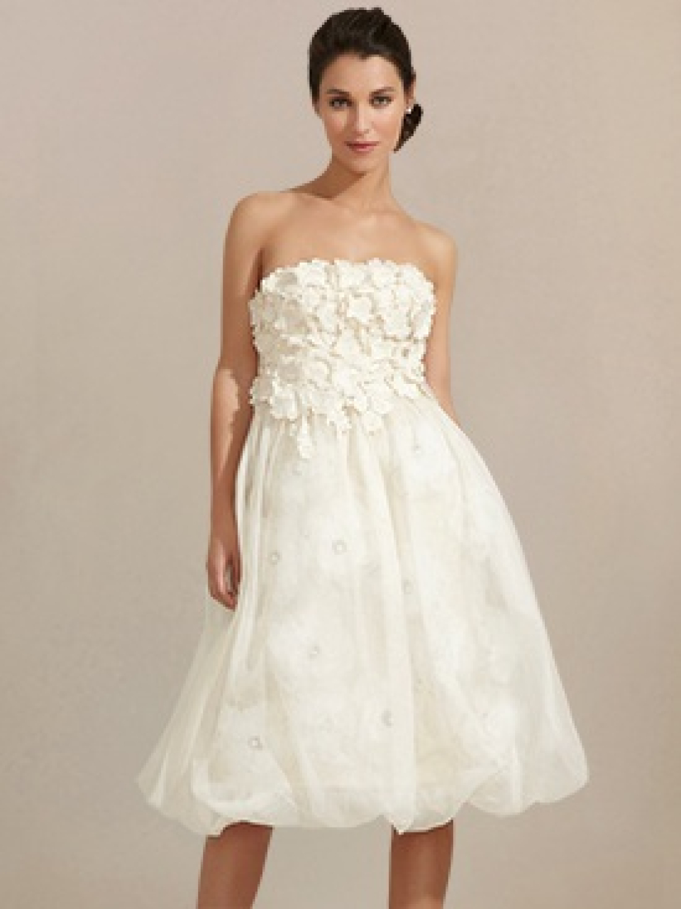 floral wedding dress