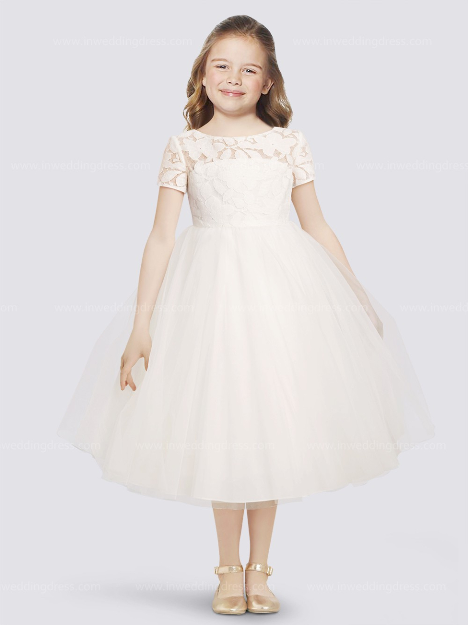ivory flower girl dress_ivory