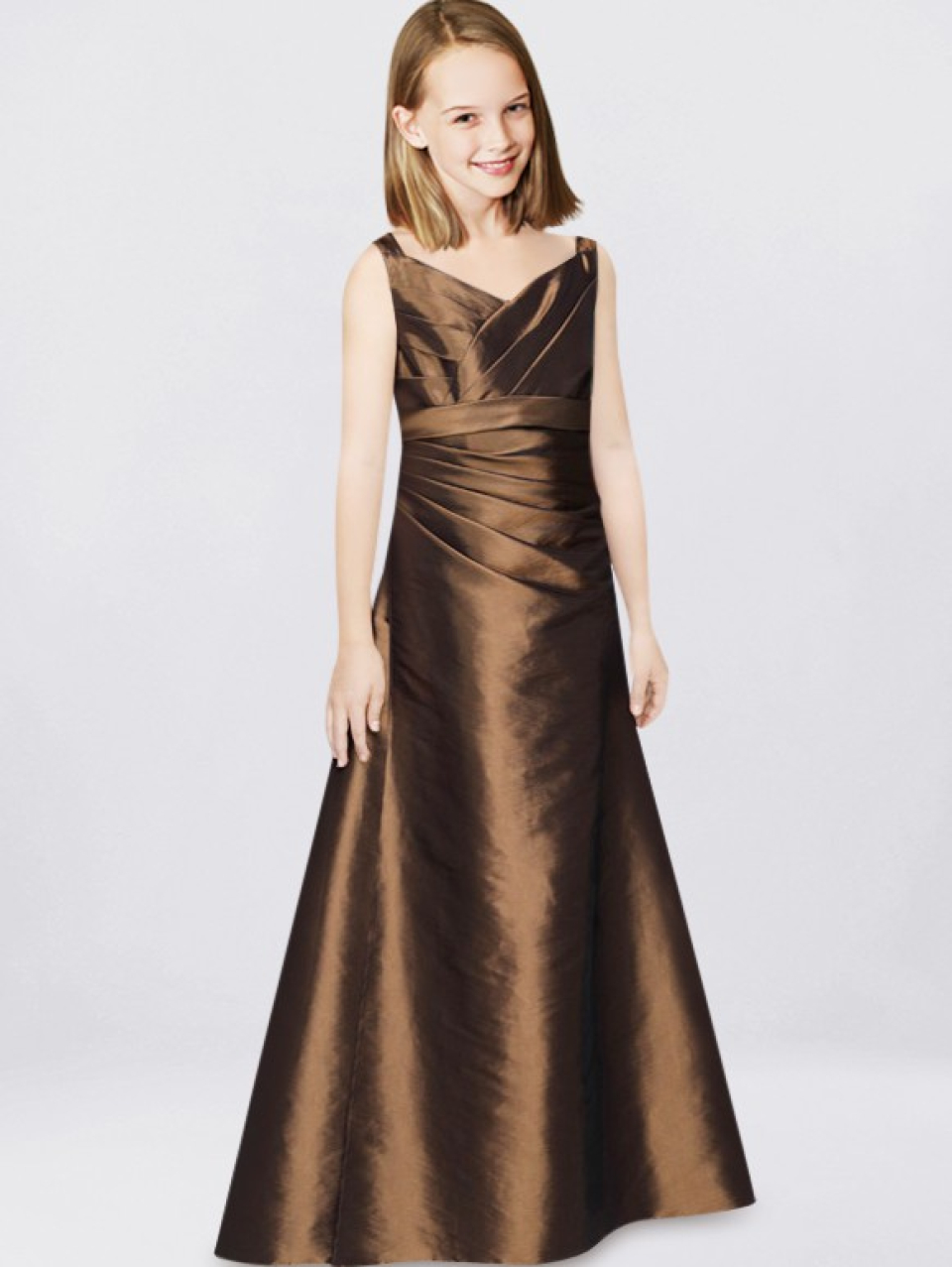 Junior Bridesmaid Dresses_Espresso