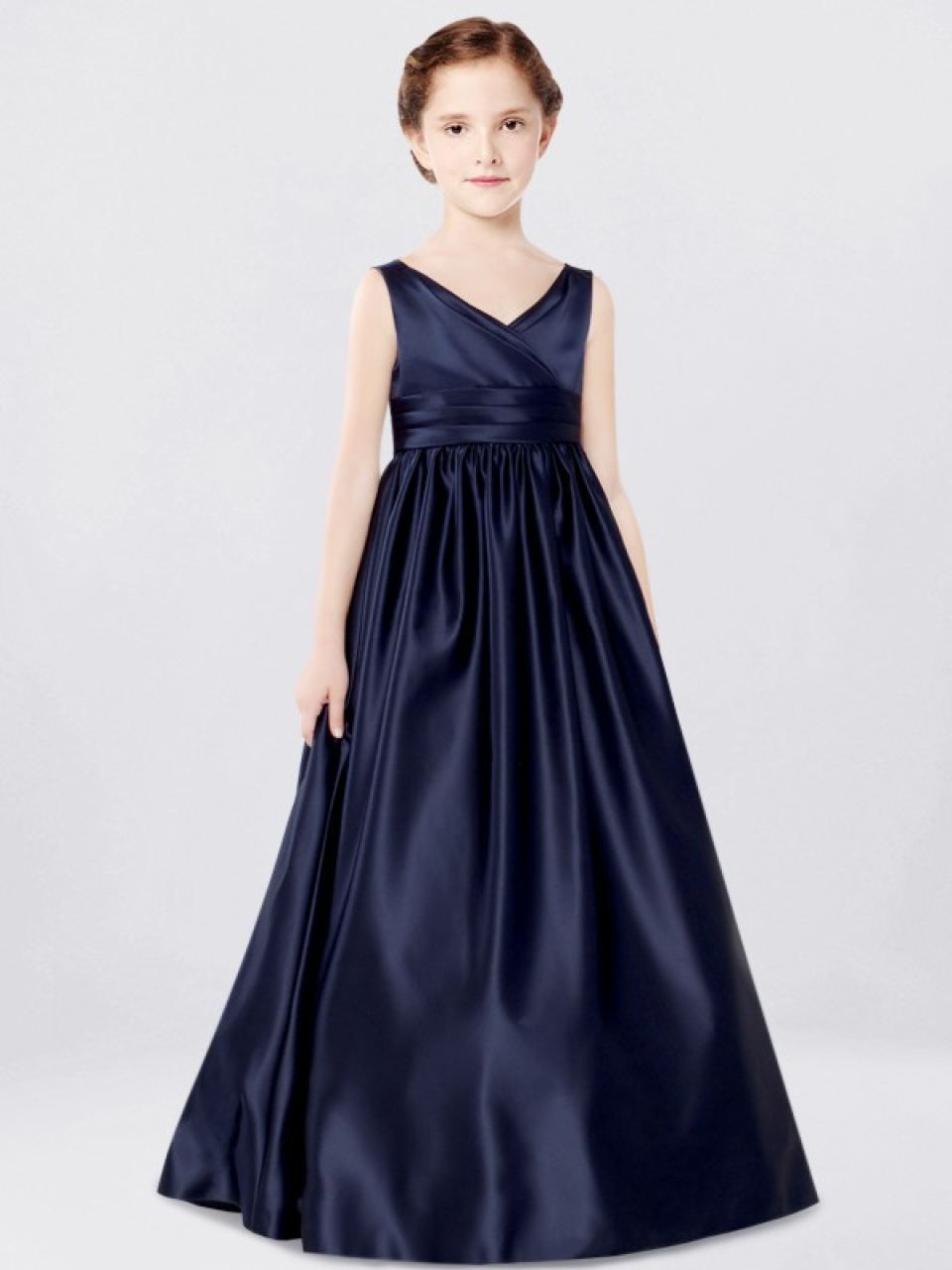 Mädchen Junior Brautjungfernkleider_Navy