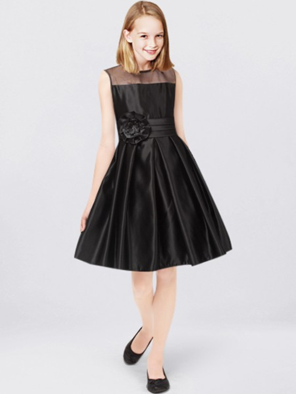 Junior Bridesmaid Dresses_Black