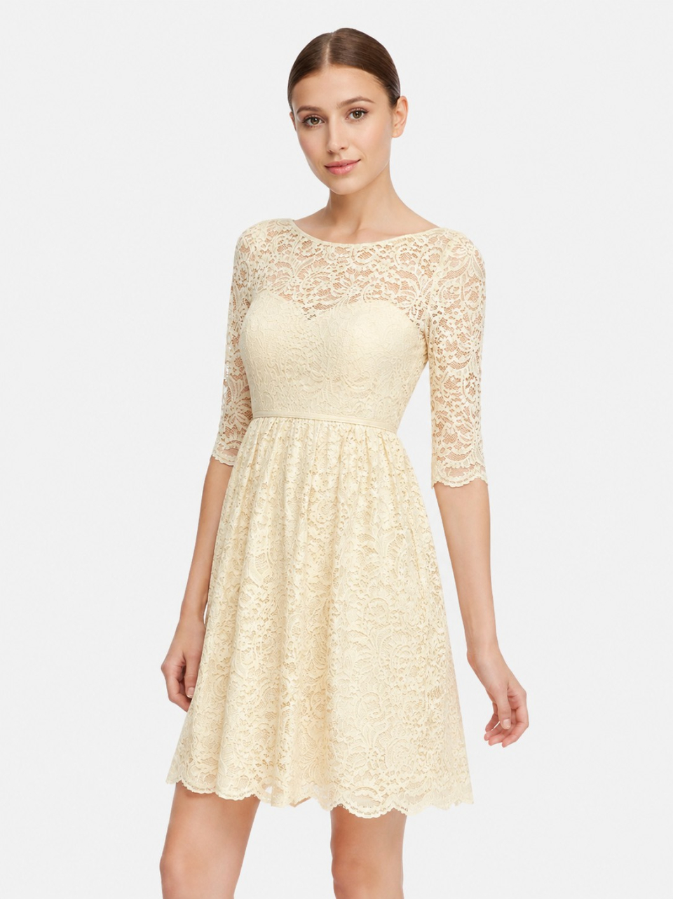 lace bridesmaid dresses_Butter