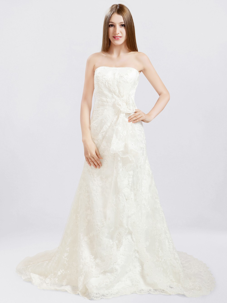 lace corset wedding dress