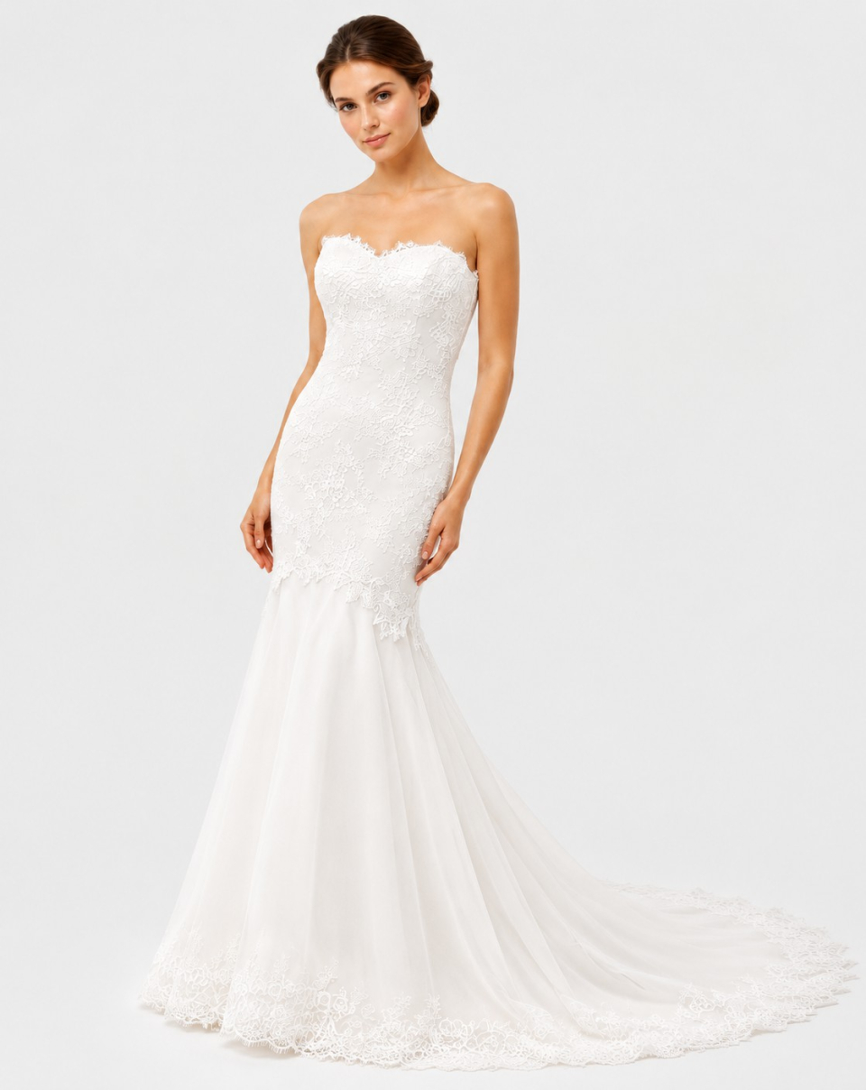 lace mermaid wedding dress