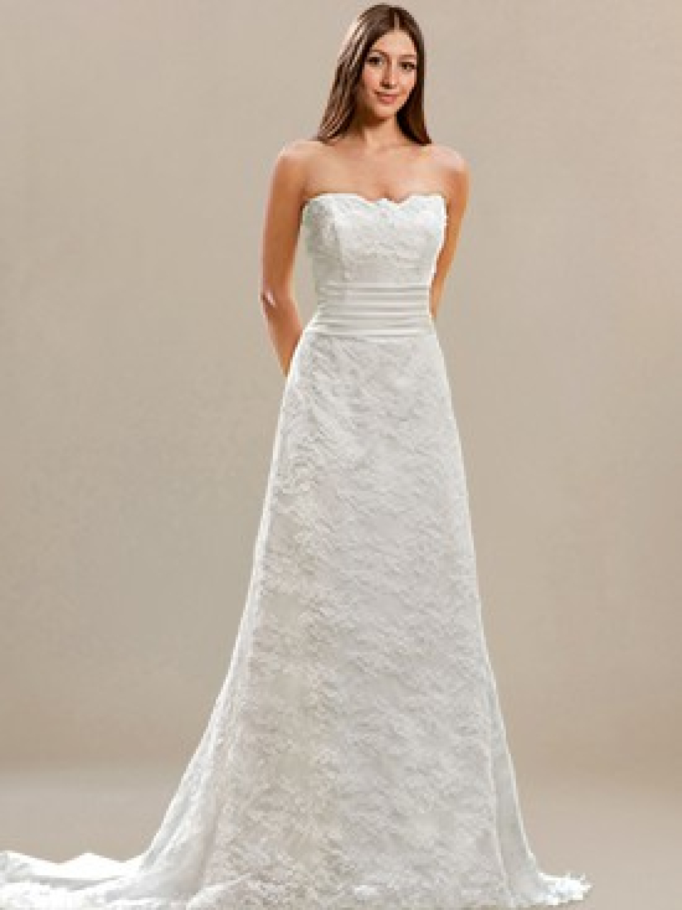 lace strapless wedding dresses